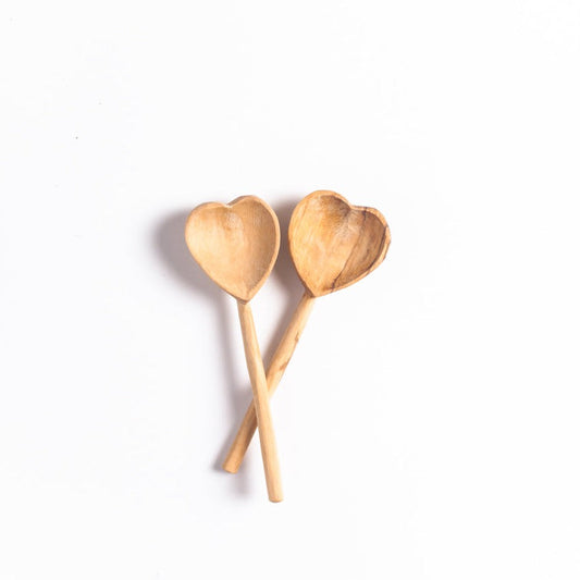 Heart Teaspoons - Set of 2