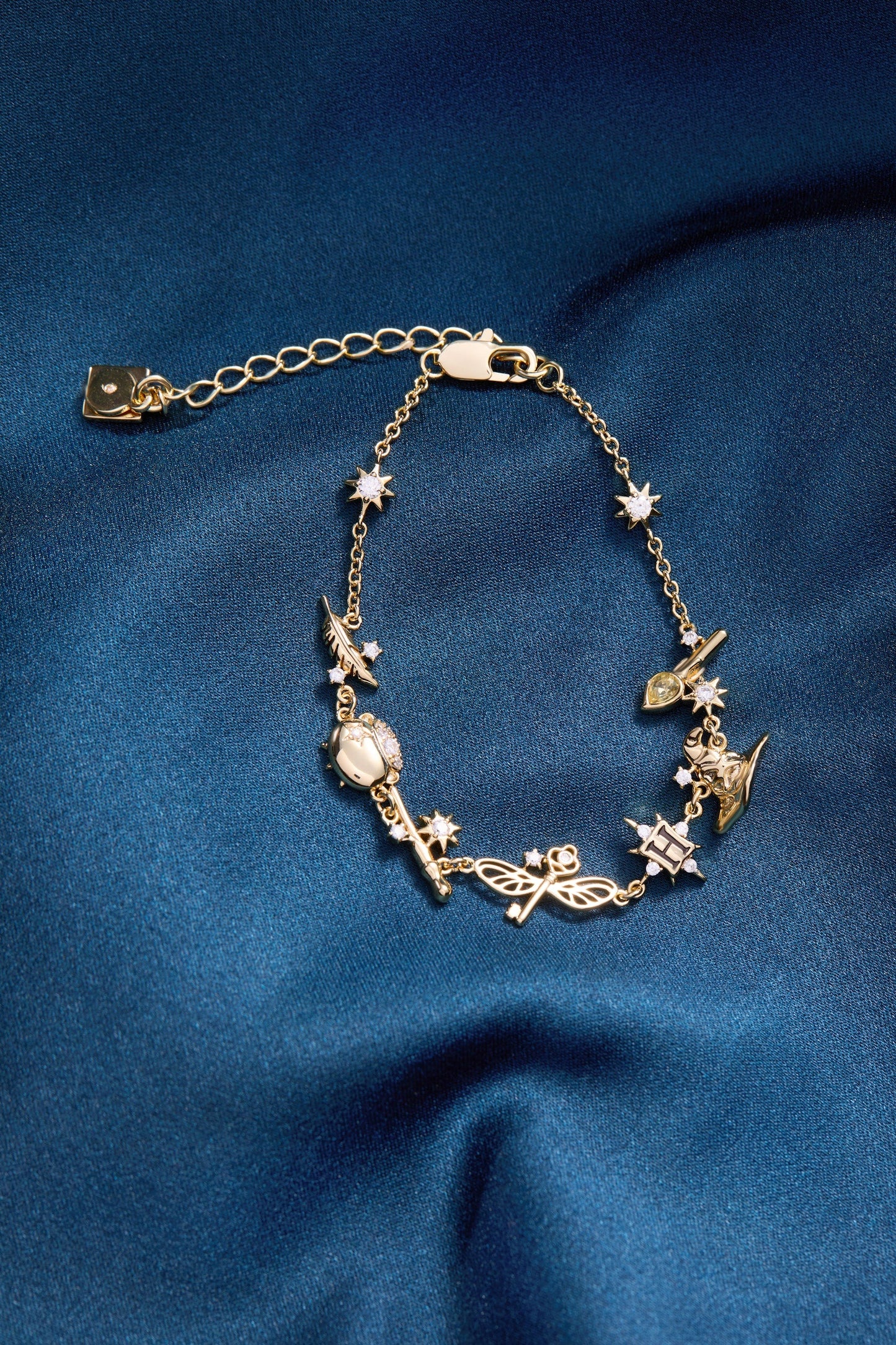 Harry Potter Mixed Icon Inline Charm Bracelet Collector Gift