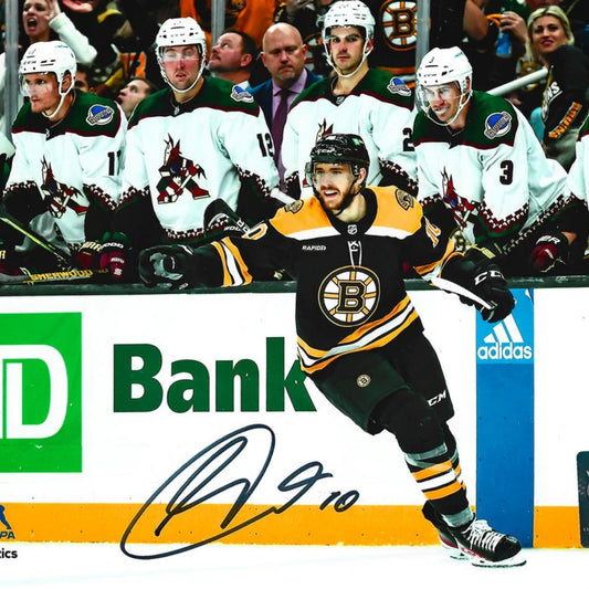 AJ Greer Boston Bruins Celebration Autographed 8x10 Hockey Photo