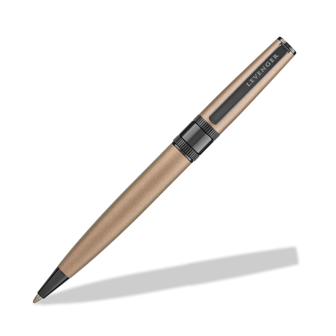 Engineer Pen in Brass with Matte Lacquer and Gear-Shift Ring