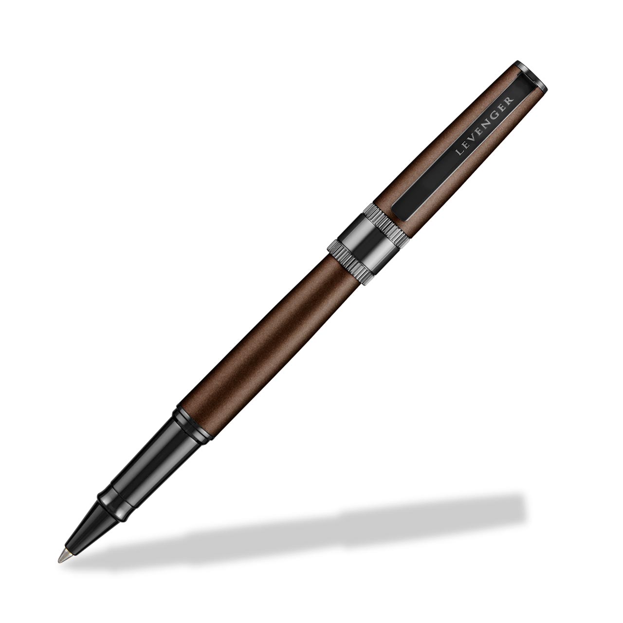 Engineer Pen in Brass with Matte Lacquer and Gear-Shift Ring