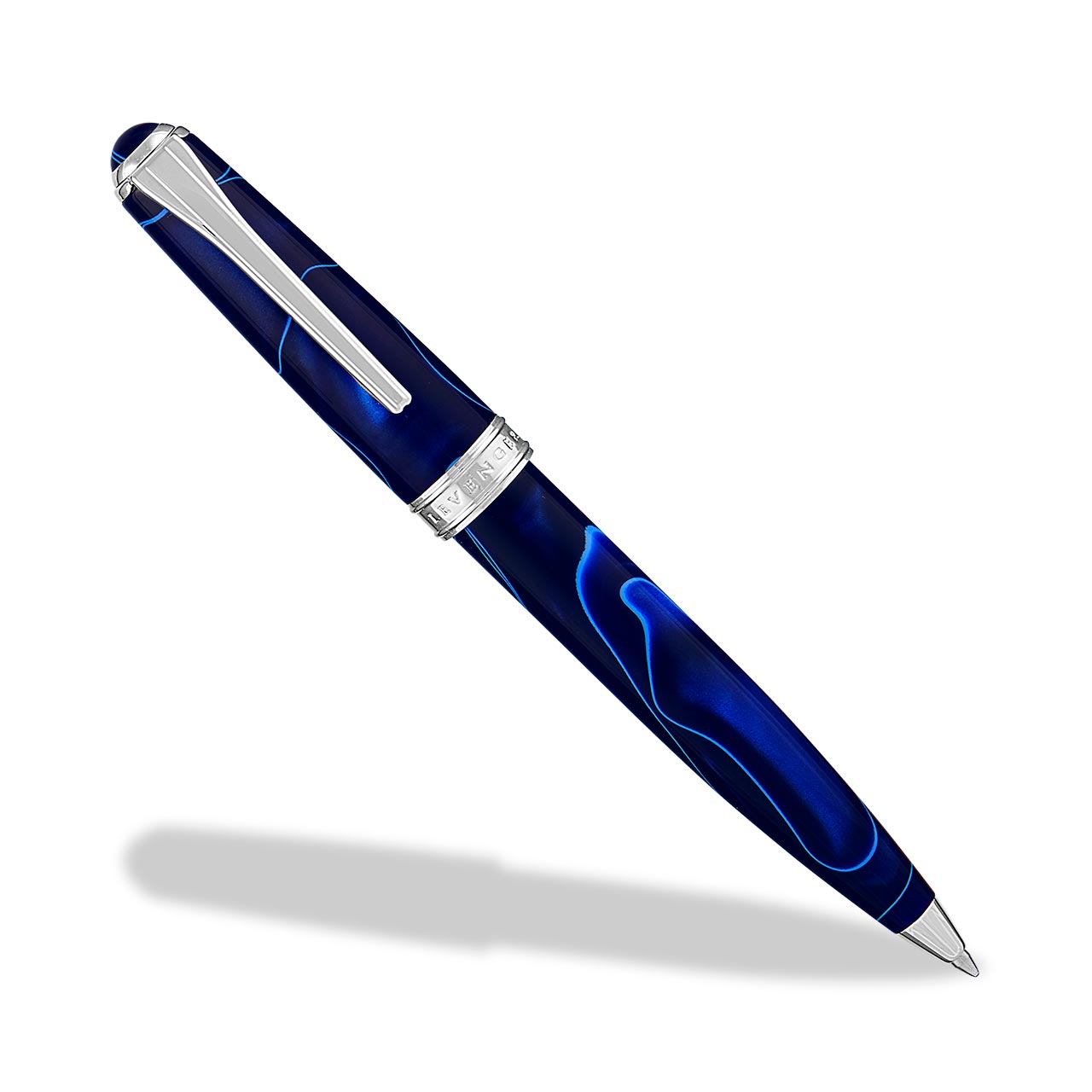 True Writer Classic Midnight Spark Pen — Electric Blue Resin