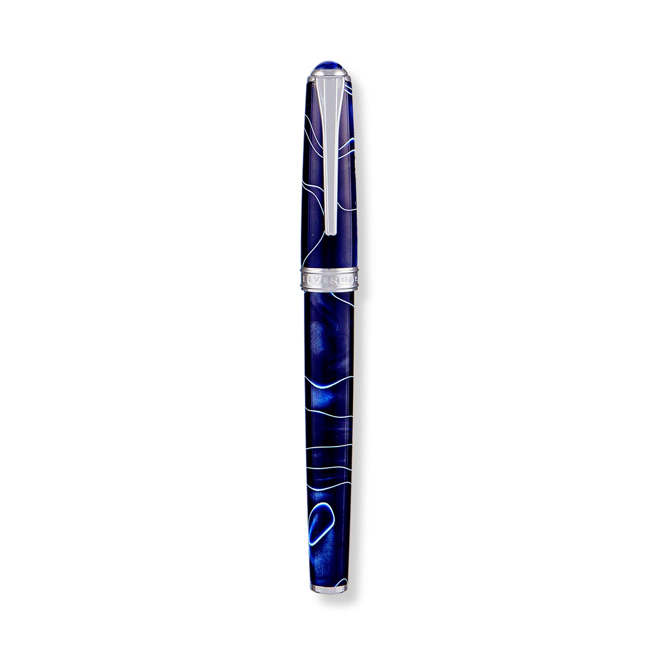 True Writer Classic Midnight Spark Pen — Electric Blue Resin