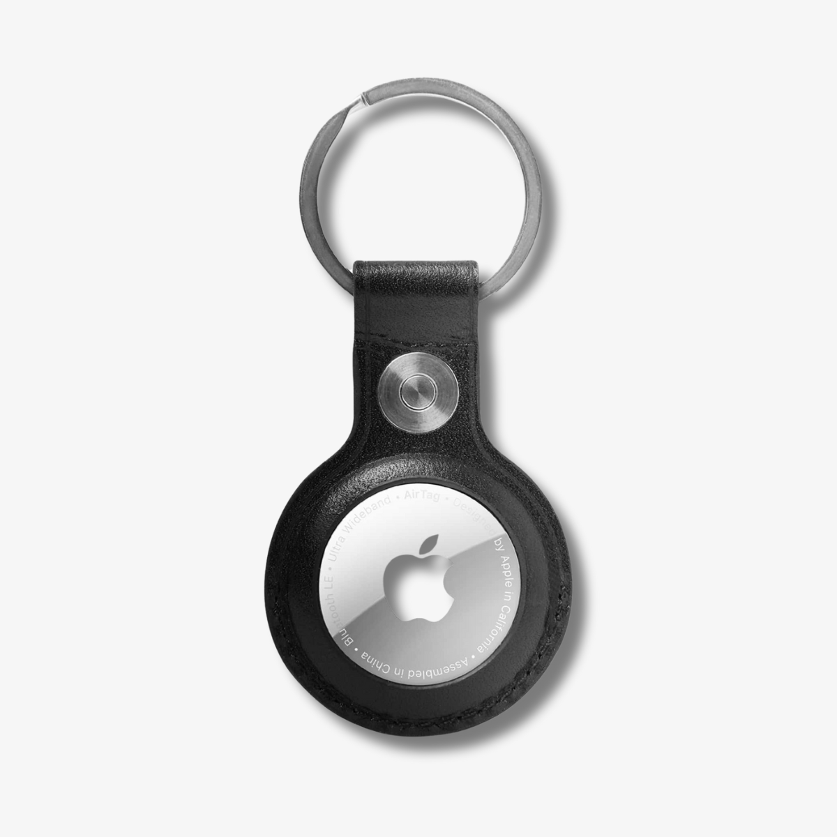 Genuine Leather Air Tag Key Chain