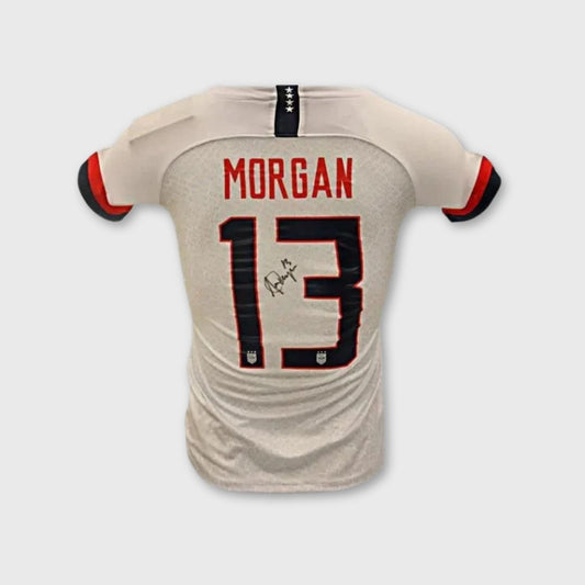 Alex Morgan Team USA Signed Women’s Soccer Jersey with COA