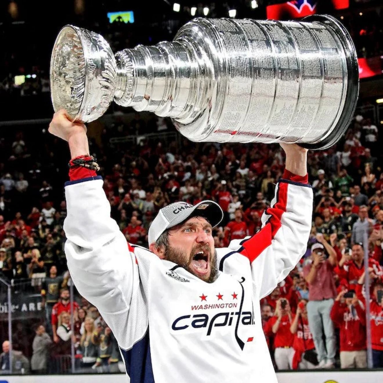 Alex Ovechkin 2018 Stanley Cup Champions Celebration Hockey Photo
