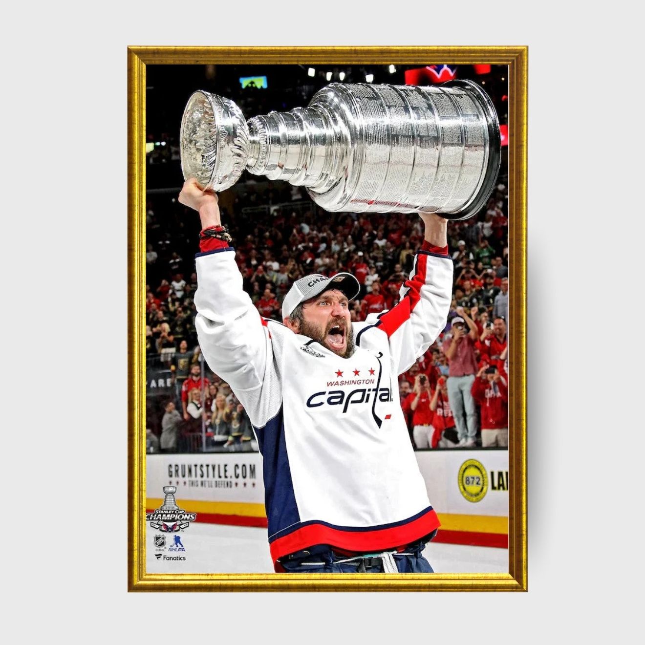 Alex Ovechkin 2018 Stanley Cup Champions Celebration Hockey Photo
