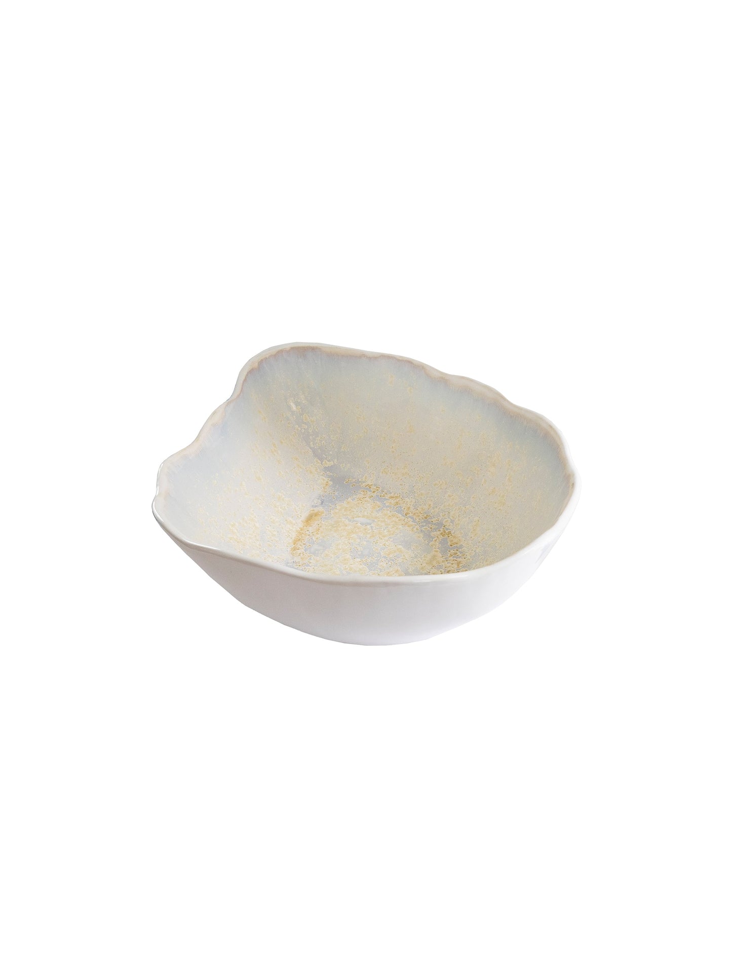 Handmade Pearl Extra Large Oyster Bowl for Coastal Entertaining