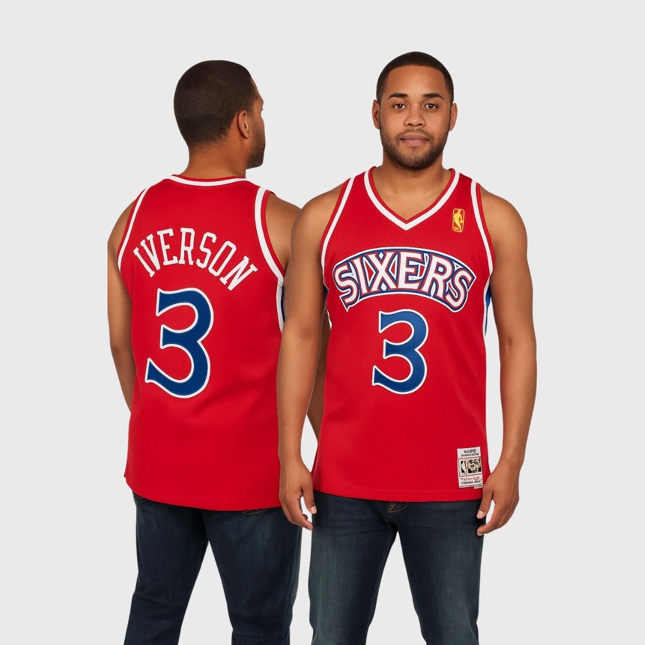 Allen Iverson 1996-97 76ers Hardwood Classics Swingman Jersey