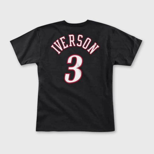 Allen Iverson 1997 Philadelphia 76ers Name & Number T-Shirt