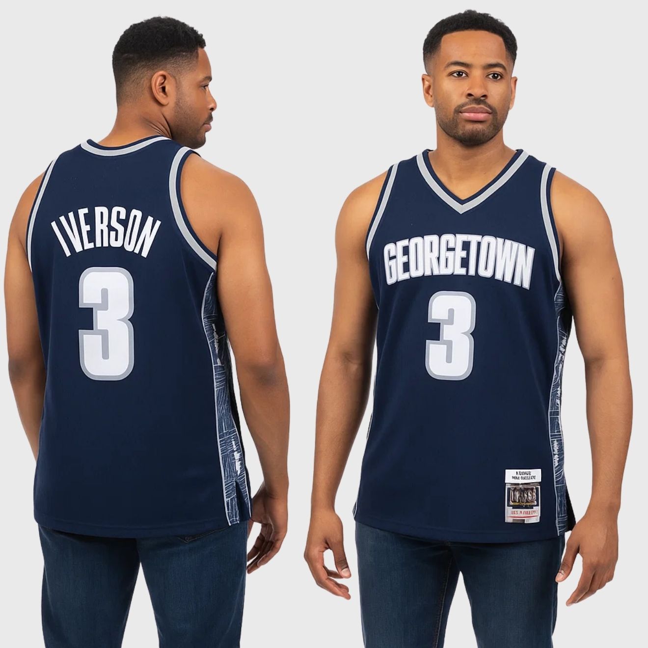 Allen Iverson Georgetown Hoyas 1995-96 Swingman Jersey – Mitchell & Ness