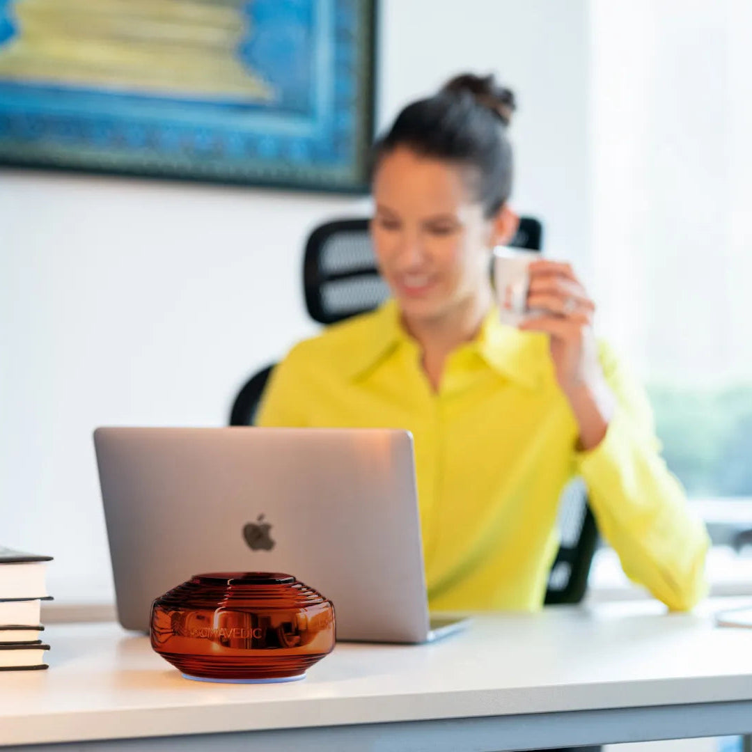 Amber Somavedic Harmonizer — Ultra Strength EMF & Environmental Shield