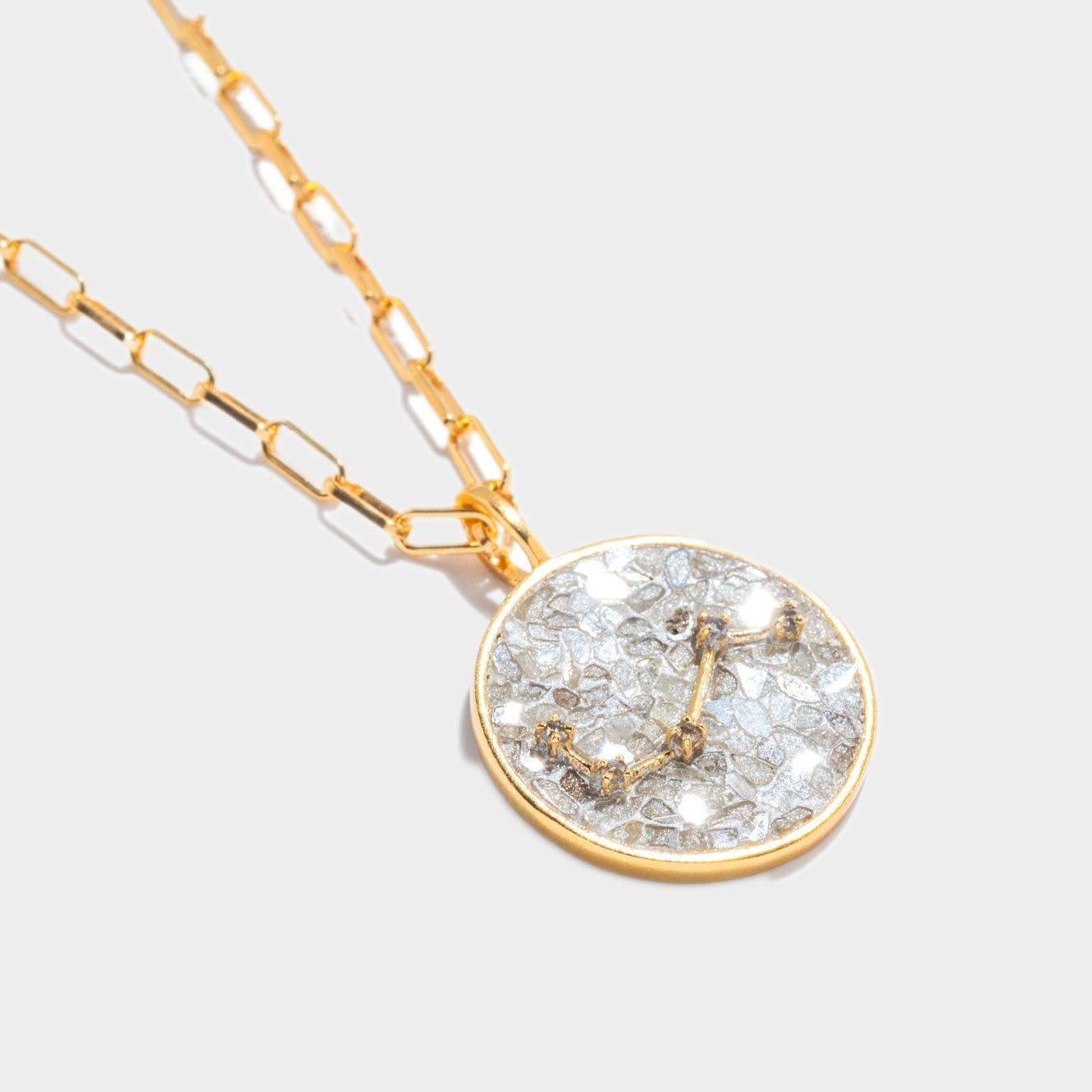 Aries Gold Vermeil Pendant Necklace