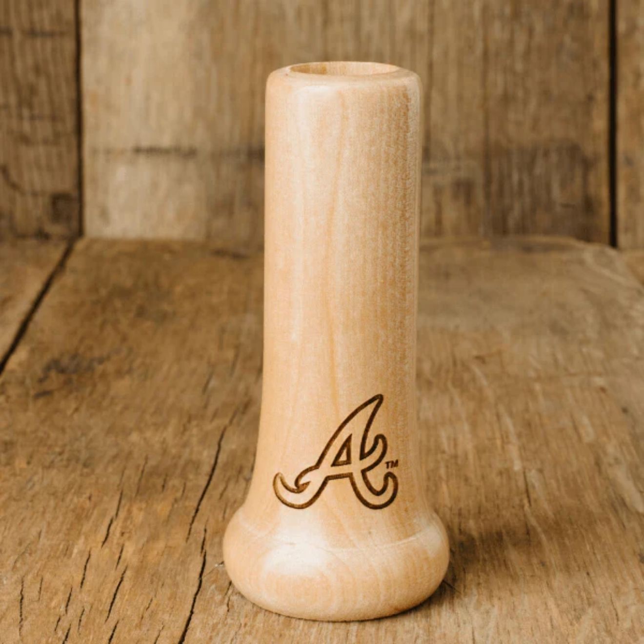Atlanta Braves Wooden Bat Handle Knob Shot – Official MLB Drinkware