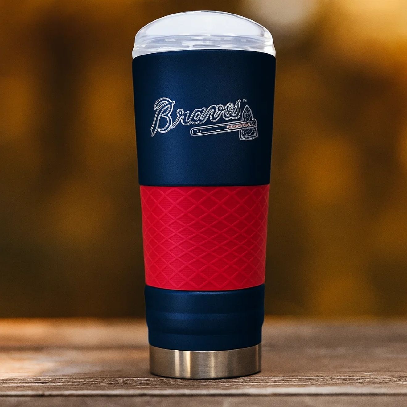 Atlanta Braves "The Draft" 24 oz. Stainless Steel Travel Tumbler