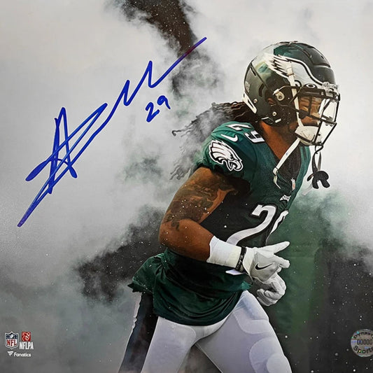 Avonte Maddox Eagles Autographed 8x10 Smoke Entrance Photo