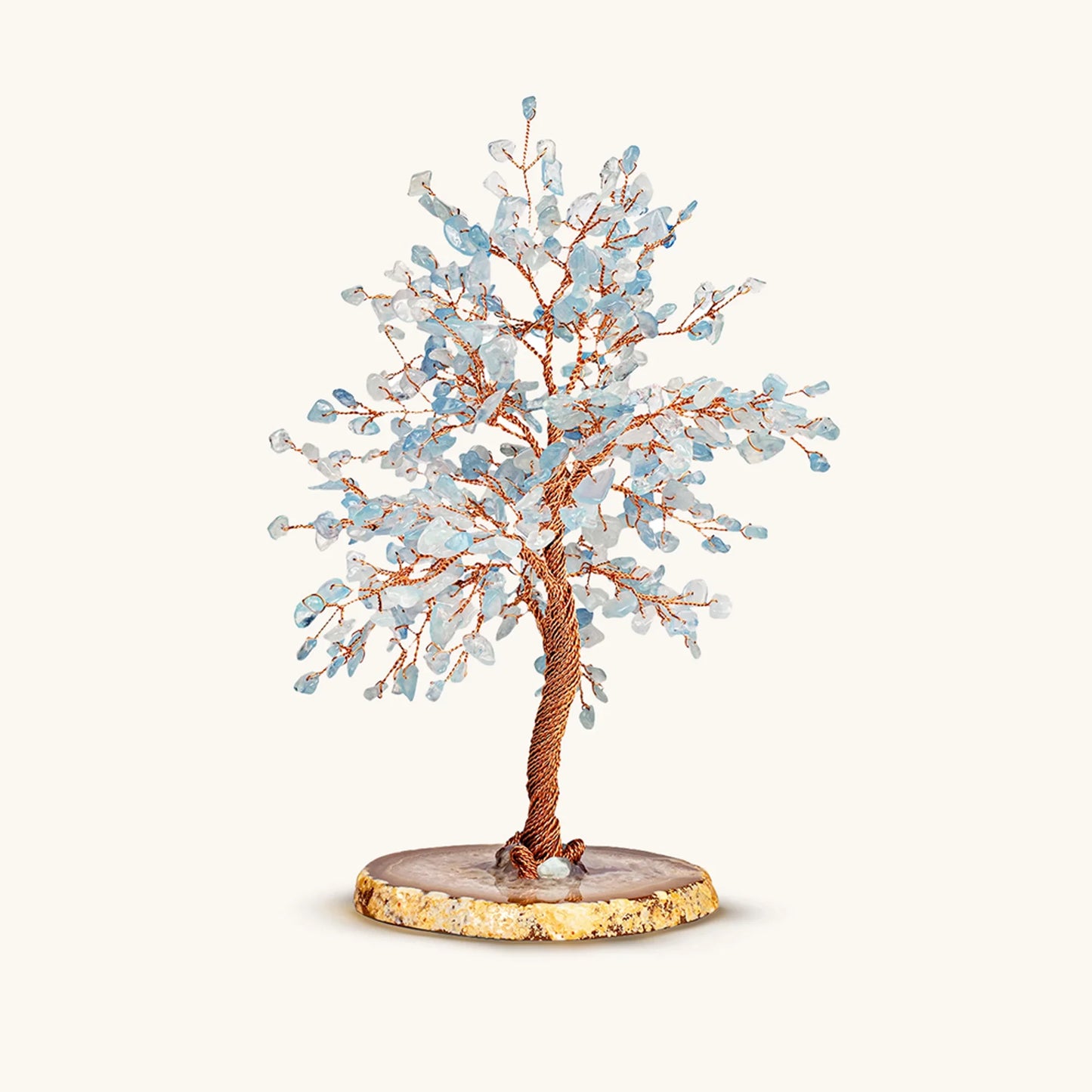 Relaxing Lullaby Aquamarine Feng Shui Tree for Peaceful Flow
