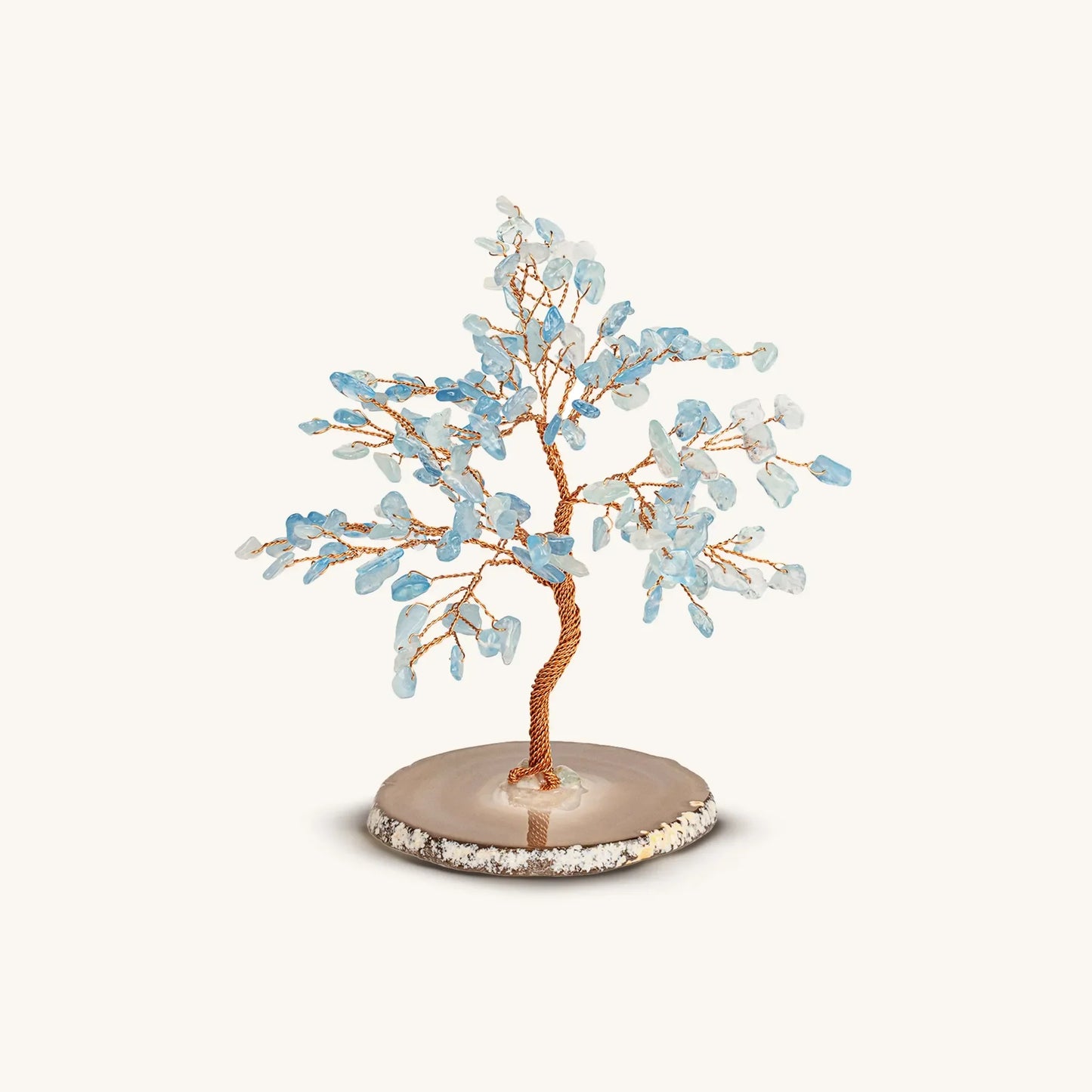 Relaxing Lullaby Aquamarine Feng Shui Tree for Peaceful Flow