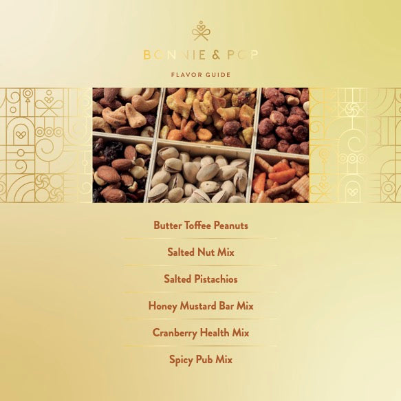 Gourmet Nut Sampler Crate – Reusable Wooden Gift