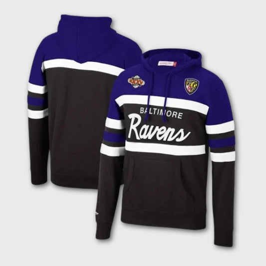 Baltimore Ravens Mitchell & Ness Head Coach Pullover Hoodie