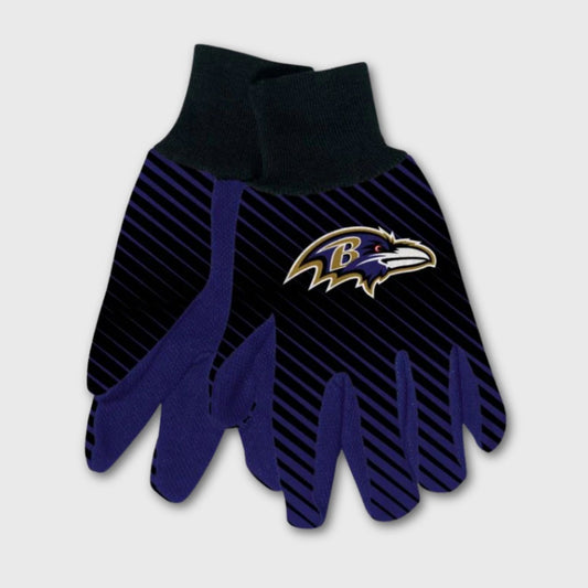 Baltimore Ravens Official Adult Two-Tone Sports Utility Gloves