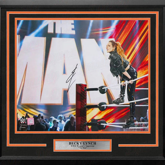Becky Lynch Signed "The Man" WWE Framed 16x20 Photo