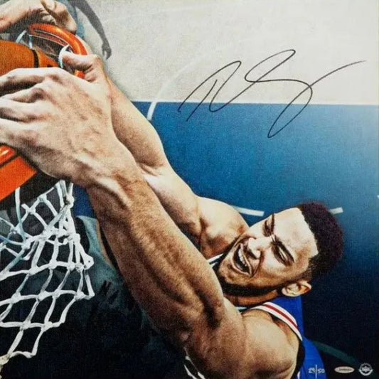 Ben Simmons 76ers Autographed Limited Edition Jam Canvas – 2/50
