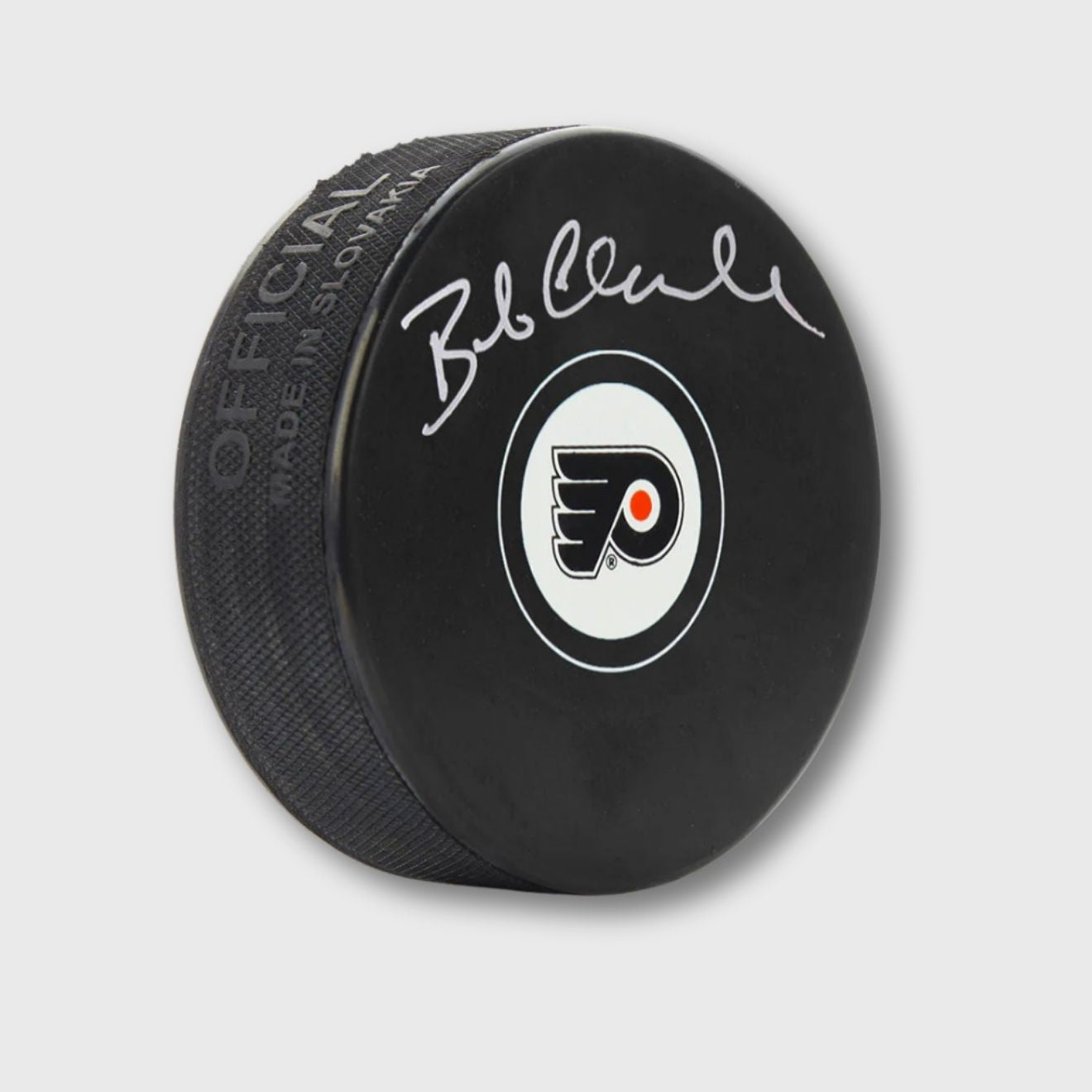 Bob Clarke Signed Philadelphia Flyers Official NHL Hockey Puck