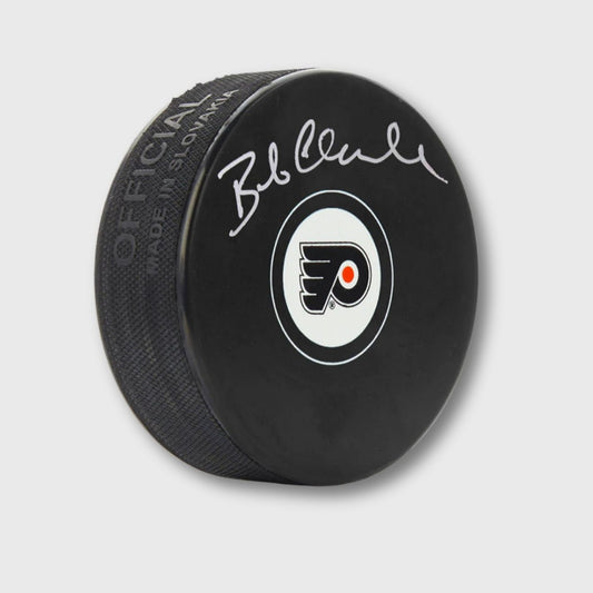 Bob Clarke Signed Philadelphia Flyers Official NHL Hockey Puck