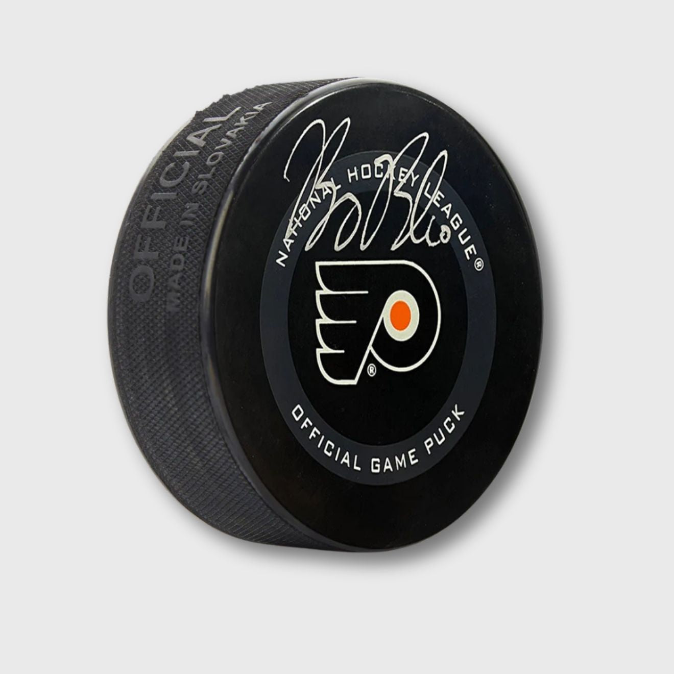 Bobby Brink Signed Philadelphia Flyers 2021 Official NHL Puck