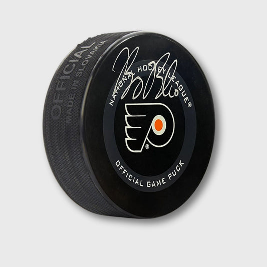 Bobby Brink Signed Philadelphia Flyers 2021 Official NHL Puck