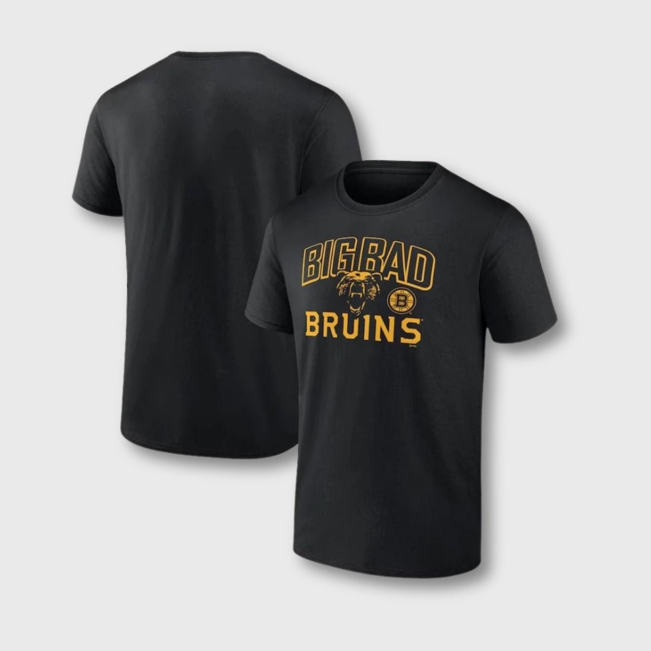 Boston Bruins Black Ice Cluster Official NHL Cotton T-Shirt