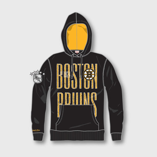Boston Bruins Mitchell & Ness OG Fleece Hoodie – Classic Comfort