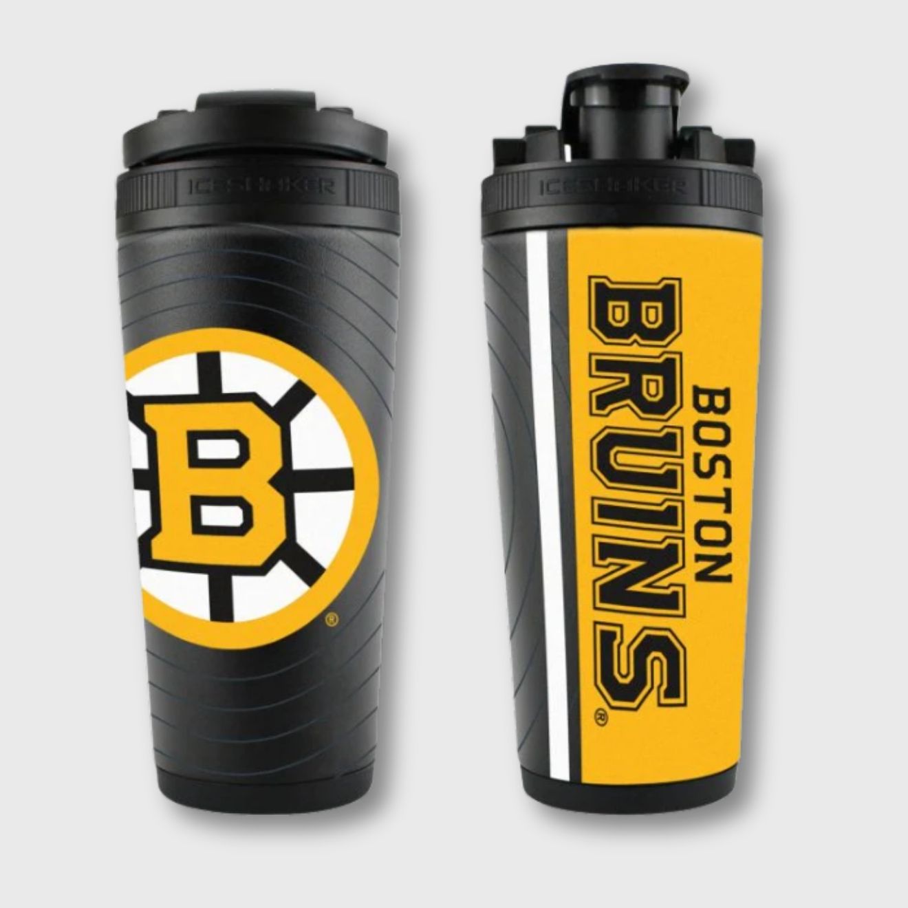 Boston Bruins Stainless Steel 26oz Ice Shaker Bottle