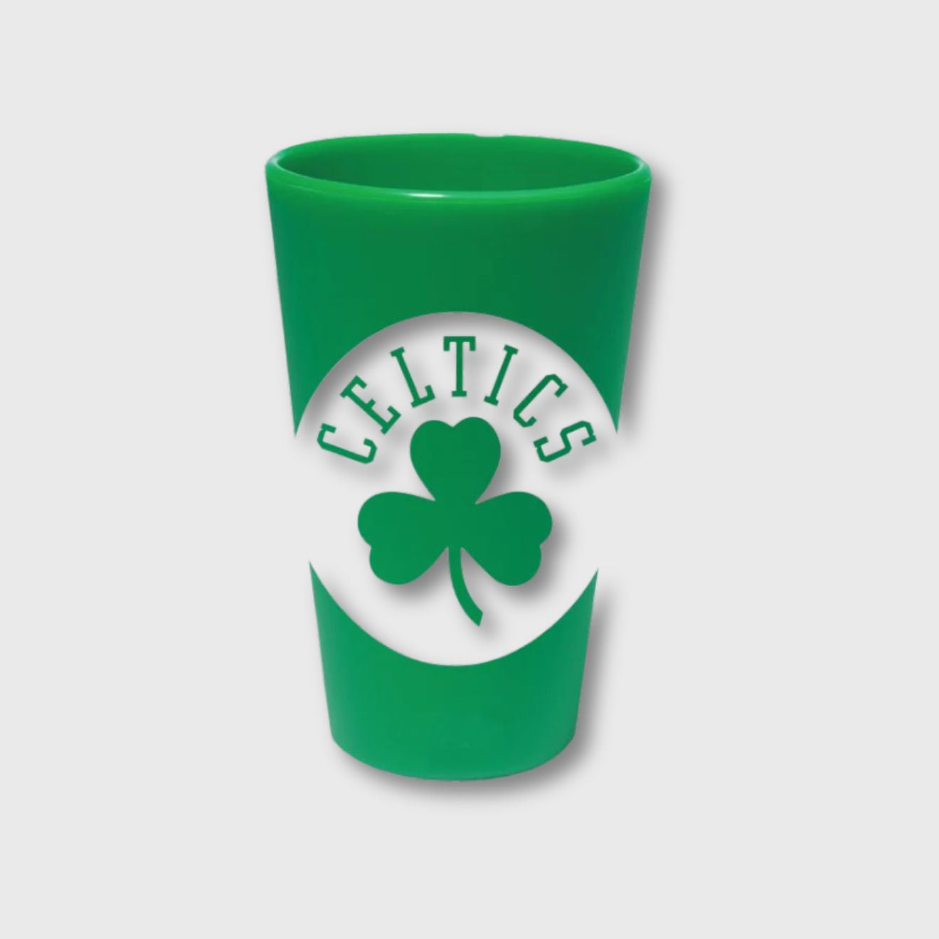 Boston Celtics 16oz Team Color Silicone Pint Glass – Unbreakable Design