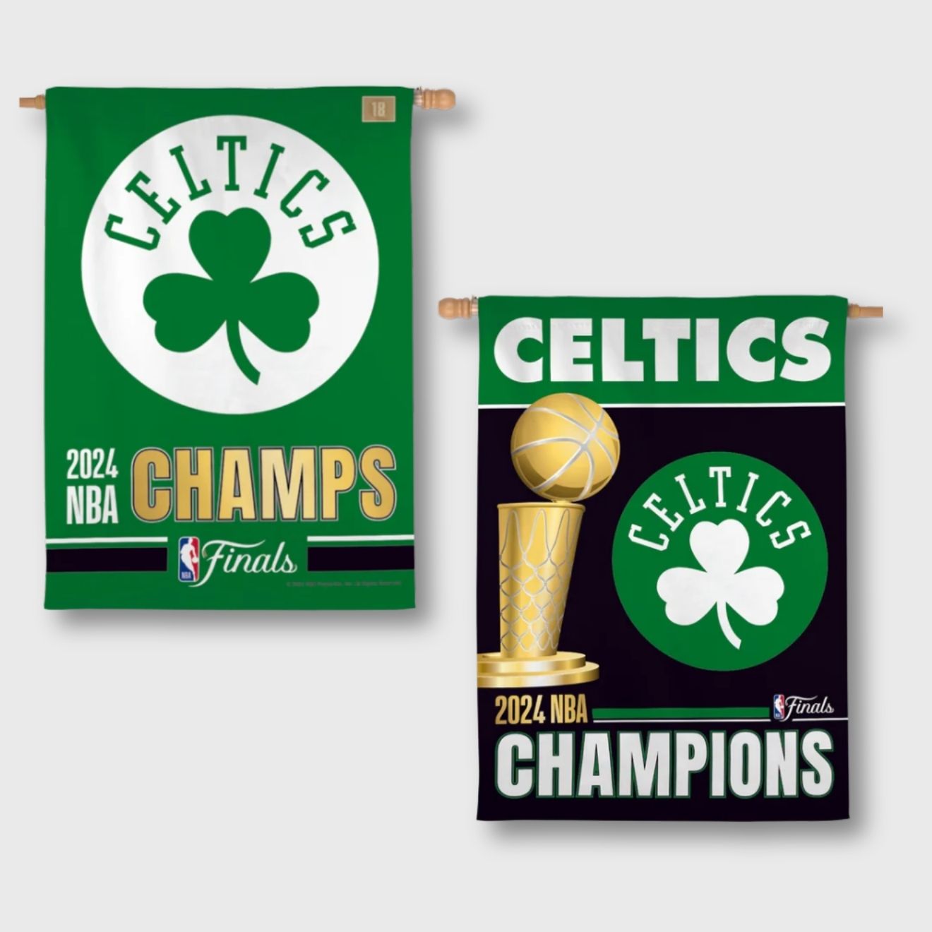 Boston Celtics 2024 NBA Champions 28" x 40" Flag – Show Your Pride