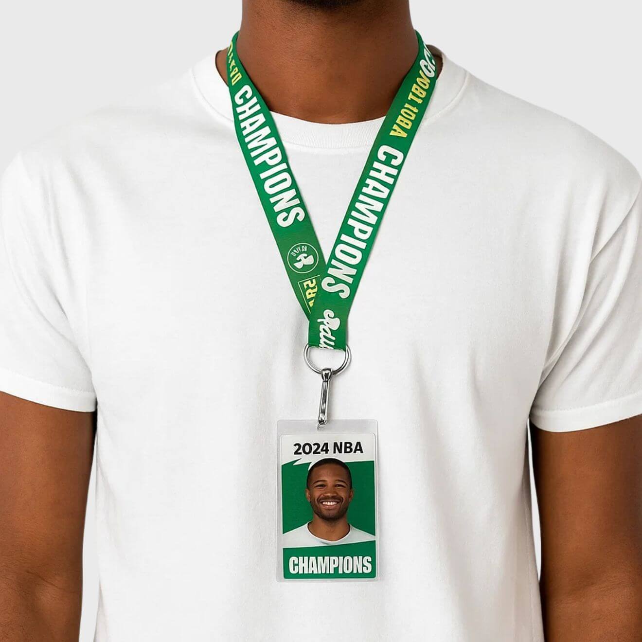 Boston Celtics 2024 NBA Champions Two-Tone Lanyard – Show Your Pride