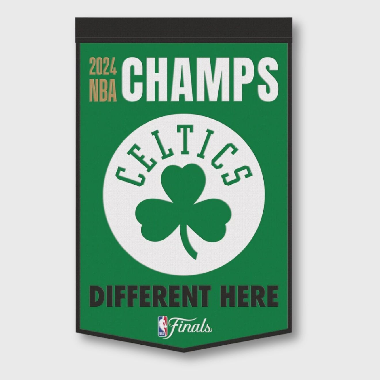 Boston Celtics 2024 NBA Champions Wool Banner – 24x38