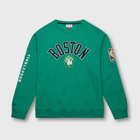 Boston Celtics Mitchell & Ness Fleece Crew Sweatshirt – NBA Gear