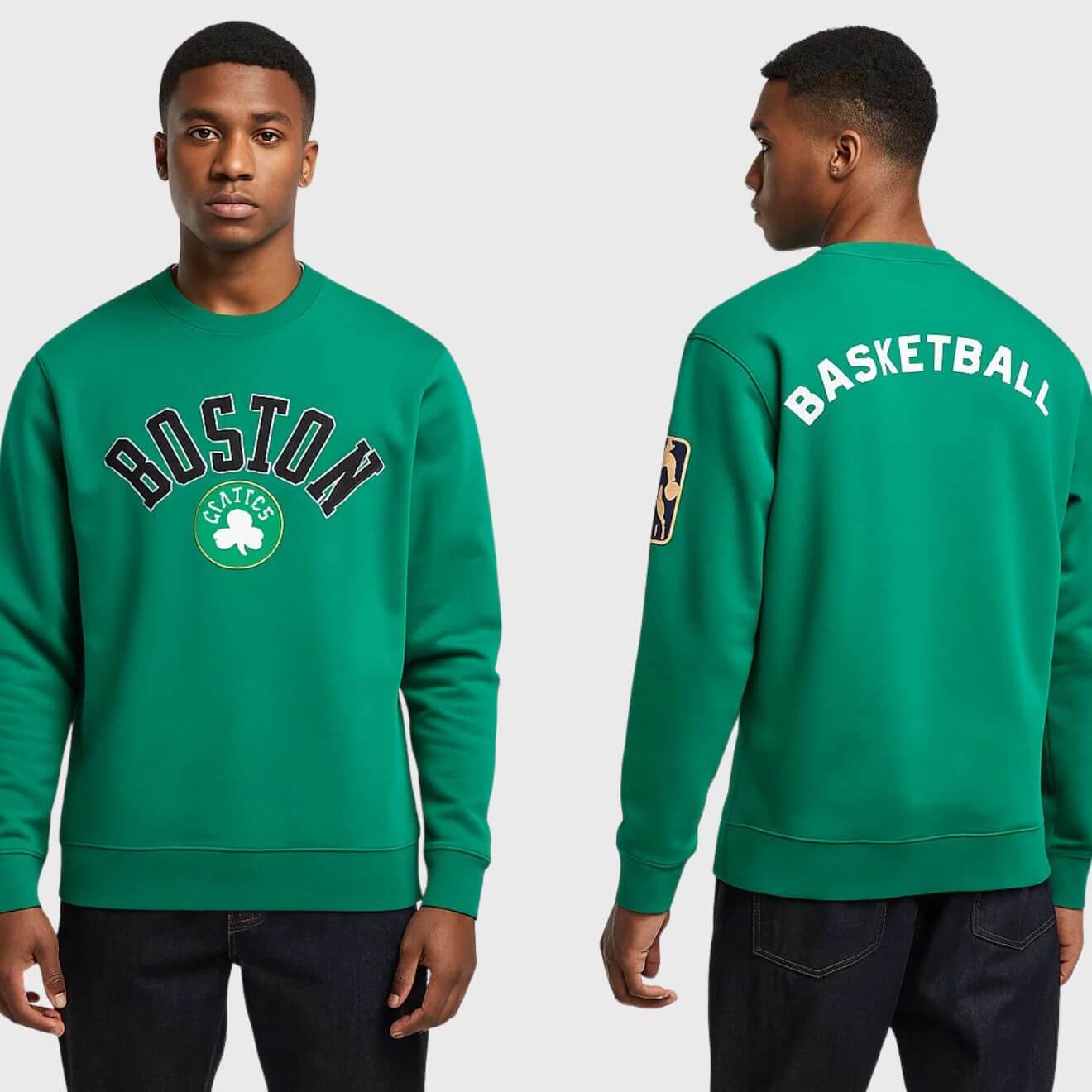 Boston Celtics Mitchell & Ness Fleece Crew Sweatshirt – NBA Gear