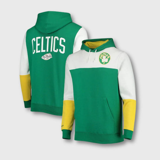 Boston Celtics Mitchell & Ness Fusion Fleece 2.0 Hoodie – Stylish & Warm