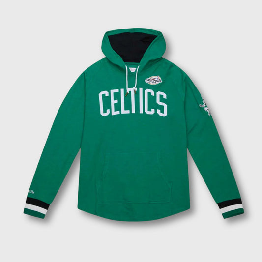 Boston Celtics Mitchell & Ness Legendary Slub Long-Sleeve Hoodie
