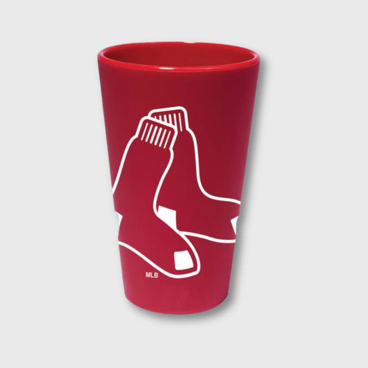 Boston Red Sox 16 oz Team Color Silicone Pint Glass – Unbreakable & Stylish