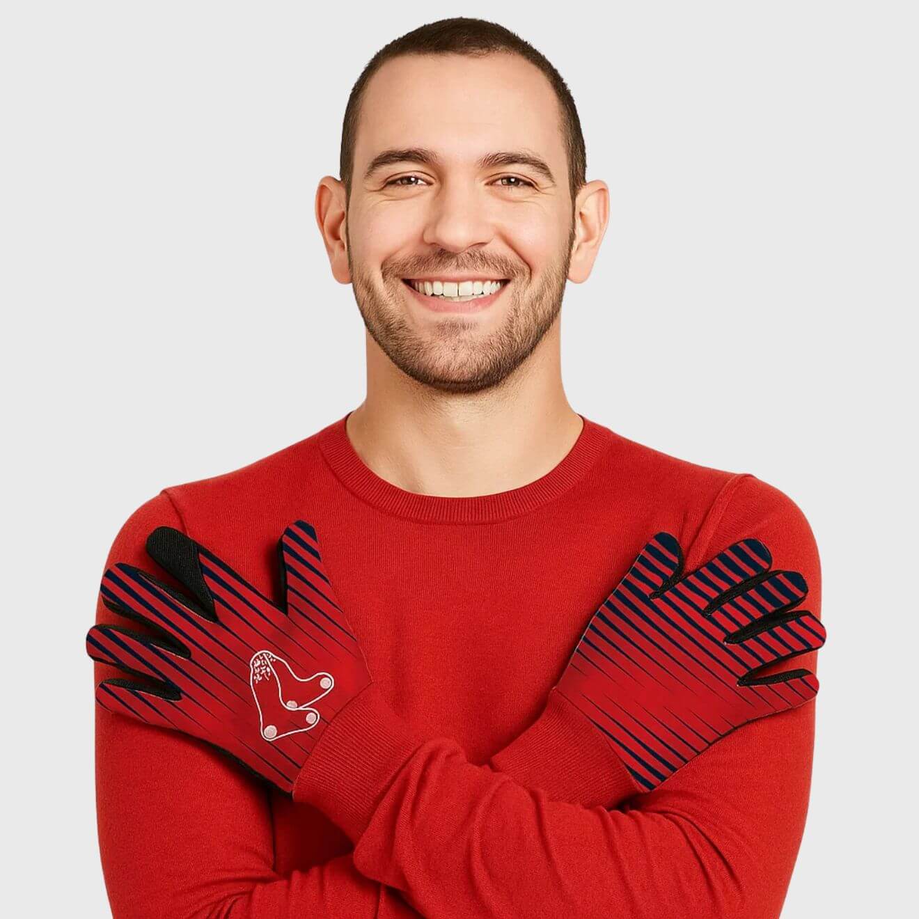 Boston Red Sox Adult Two-Tone Gloves – Premium Fan Gear