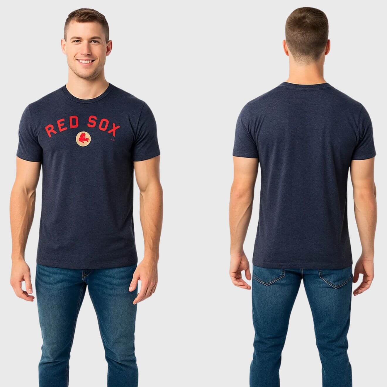 Boston Red Sox Cooperstown Series Sweep Tri-Blend T-Shirt - Navy