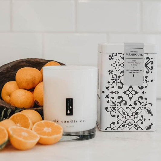 Farmhouse Soy Candle — Mandarin, Bergamot & Orange (11 oz)