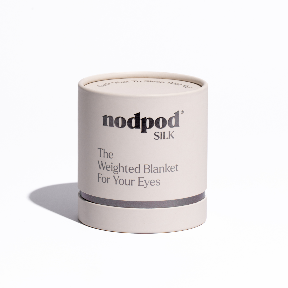 Nodpod SILK Weighted Eye Mask, Mulberry Silk, Strap-Free Comfort