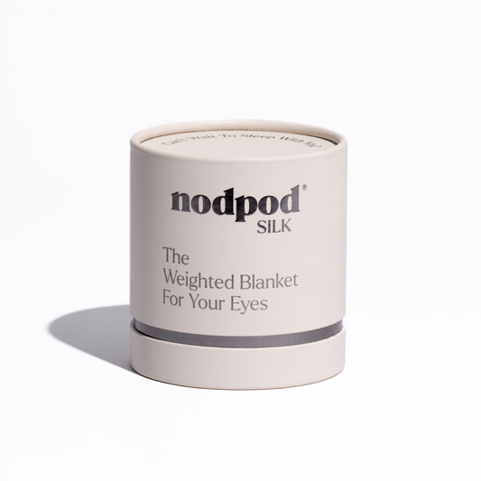 Nodpod SILK Weighted Eye Mask, Mulberry Silk, Strap-Free Comfort