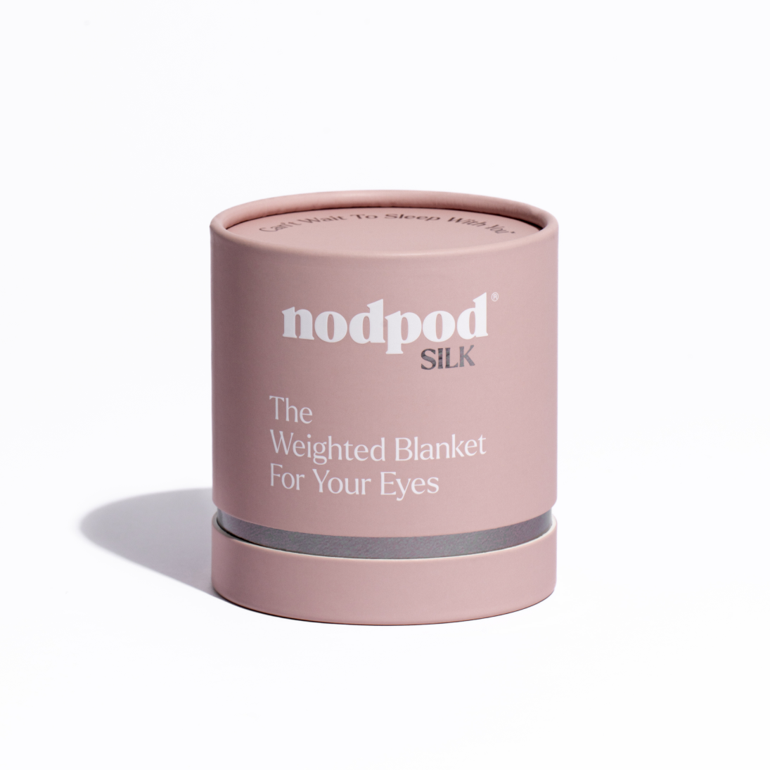 Nodpod SILK Weighted Eye Mask, Mulberry Silk, Strap-Free Comfort