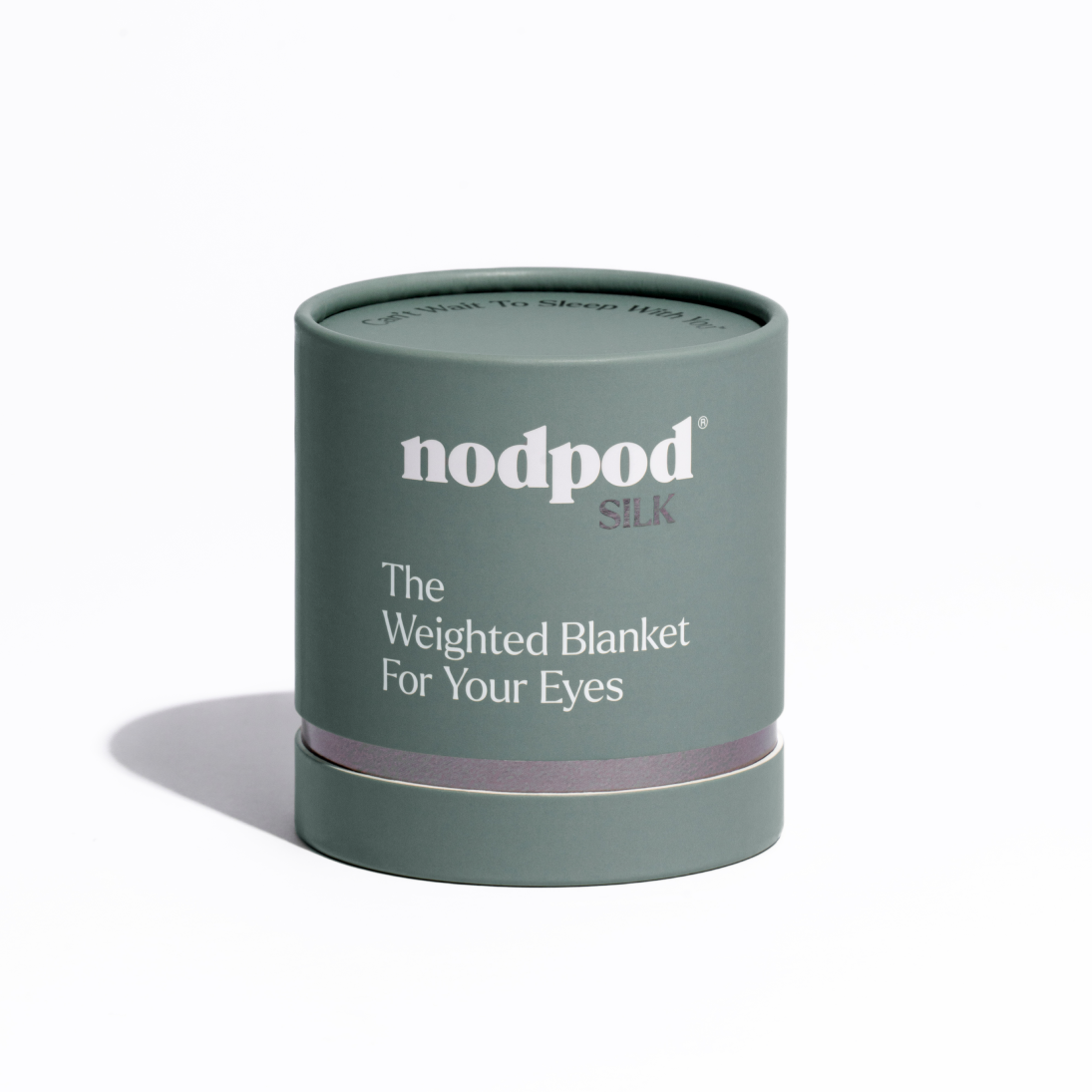 Nodpod SILK Weighted Eye Mask, Mulberry Silk, Strap-Free Comfort